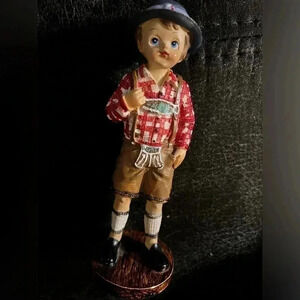 Euro Souvenir German Boy Figure